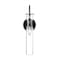 Nuvo Fixture, Indr Sconce, 1-Lght, Incndscnt, 60W, 120V, Type B, Candelabra, Height: 16 60/6875 - alternate 2